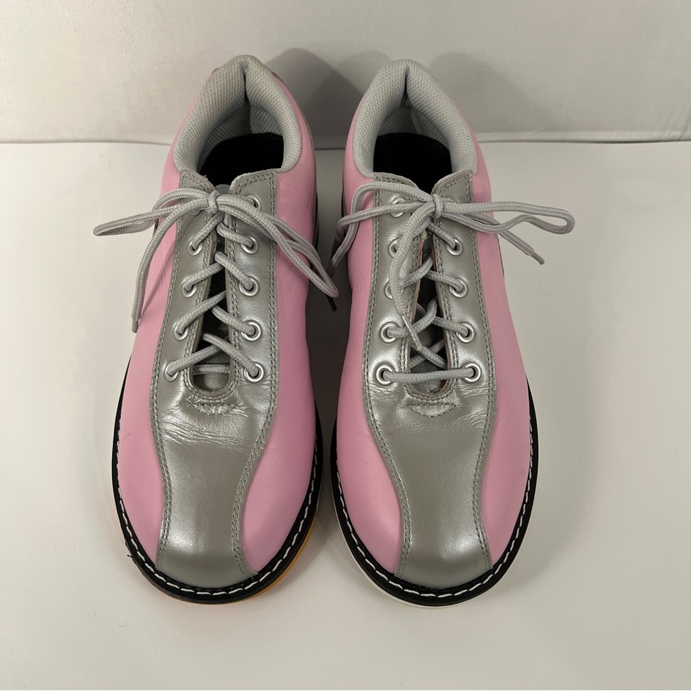 Circle Elite Bowling Shoes - Pink & Silver - Womens - Size 7.5